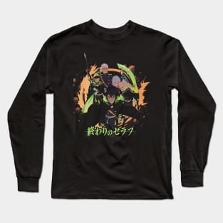 Mens Womens Reign Anime Movie Characters Long Sleeve T-Shirt